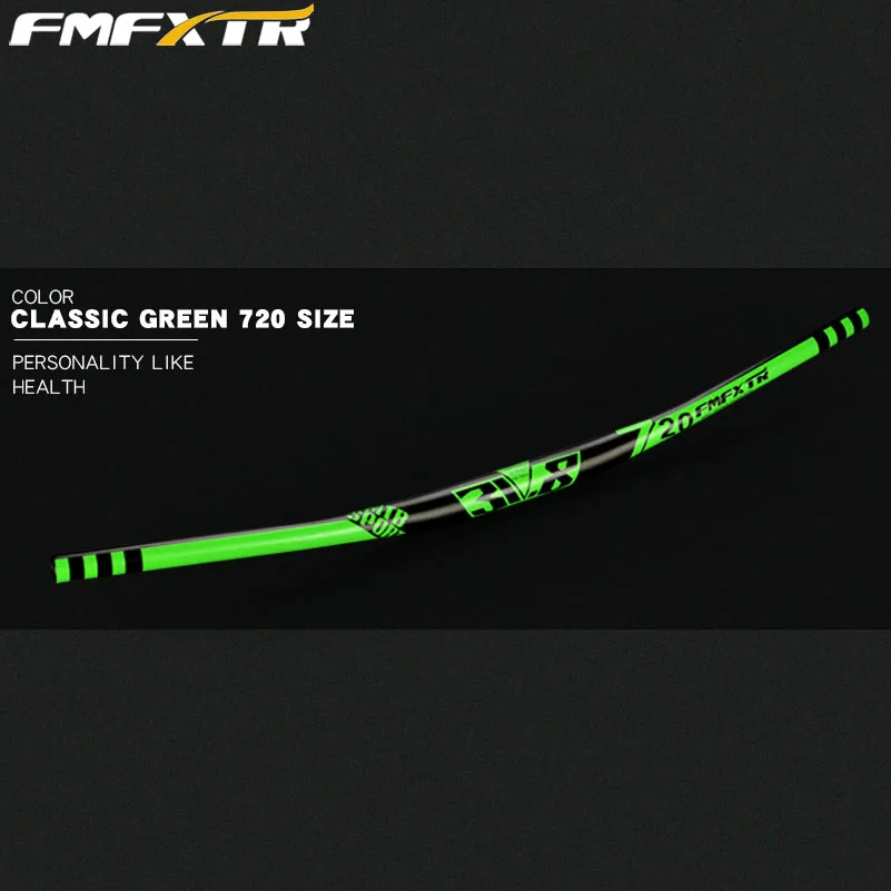 720 green FMFXTR алюминиевый сплав MTB велосипедный Руль Горный велосипед ручка бар велосипедный плоский руль 780 мм анодированный руль - Цвет: 720 green