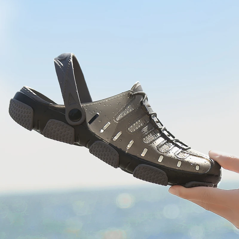 Оригинальные удобные мужские классические сандалии летняя уличная пляжная