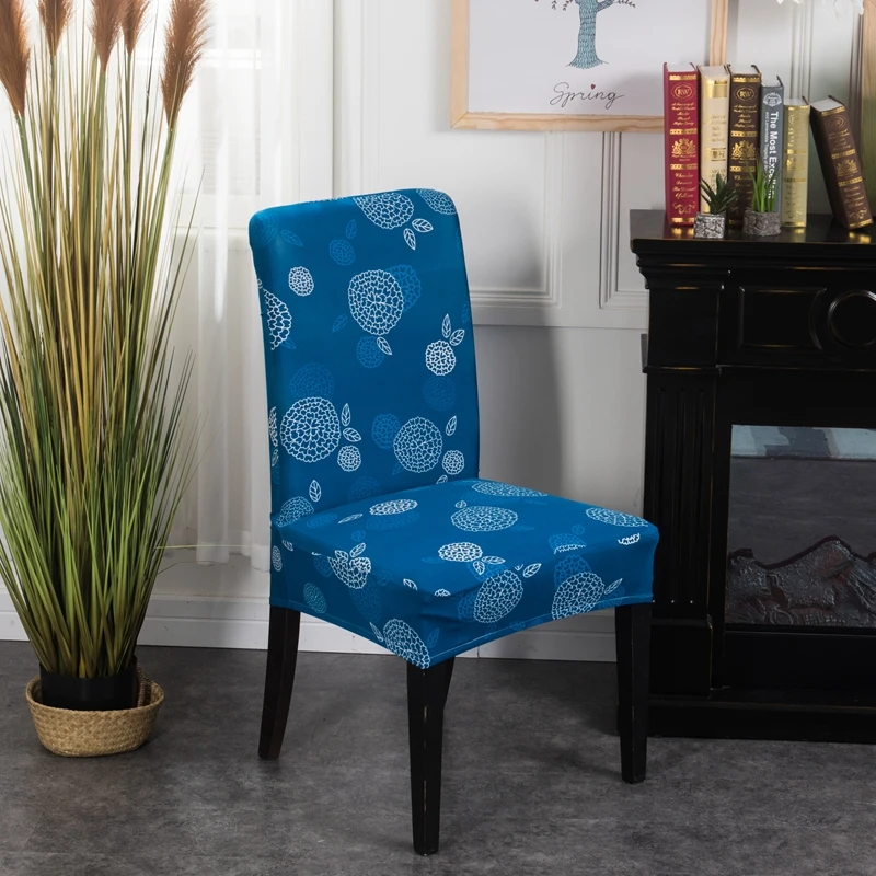 Бабочка плед печать спандекс эластичный обеденный стул крышка современный