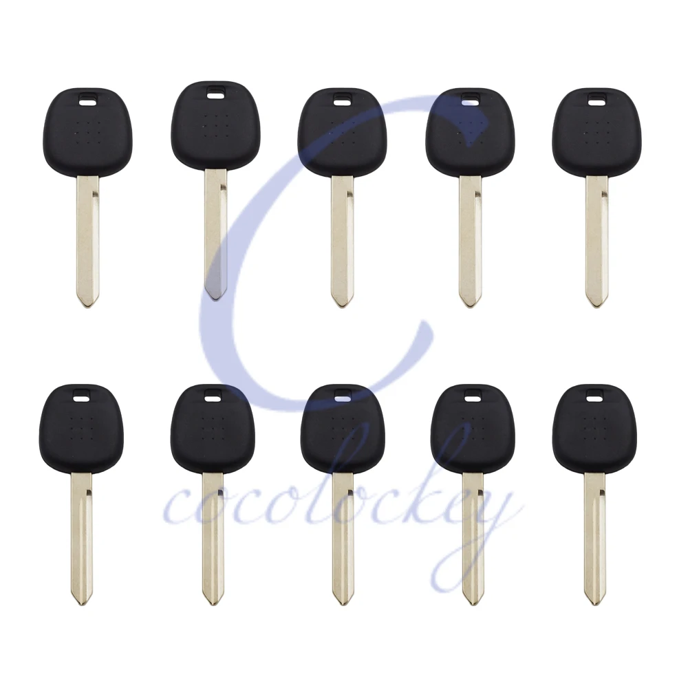 

Cocolockey Car Transponder Chip Key Shell Toy47 Fit for Toyota Auris Avensis Verso Yaris Chip Key Uncut Blade NO Chip 10pcs/lot