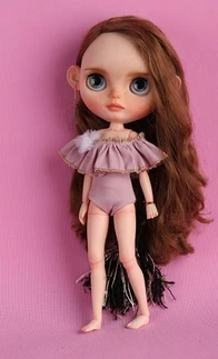 D Милый купальник Blyth, 1 комплект, модный купальный костюм для кукол Blyth, аксессуары, Одежда для кукол - Цвет: D