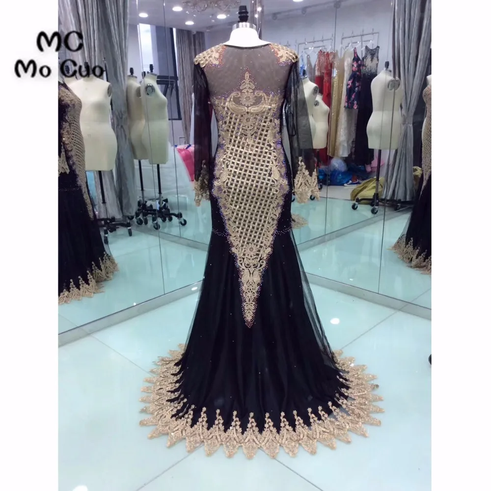 Черное вечернее платье с длинным рукавом для подростков 2018|formal evening dress|evening dressformal