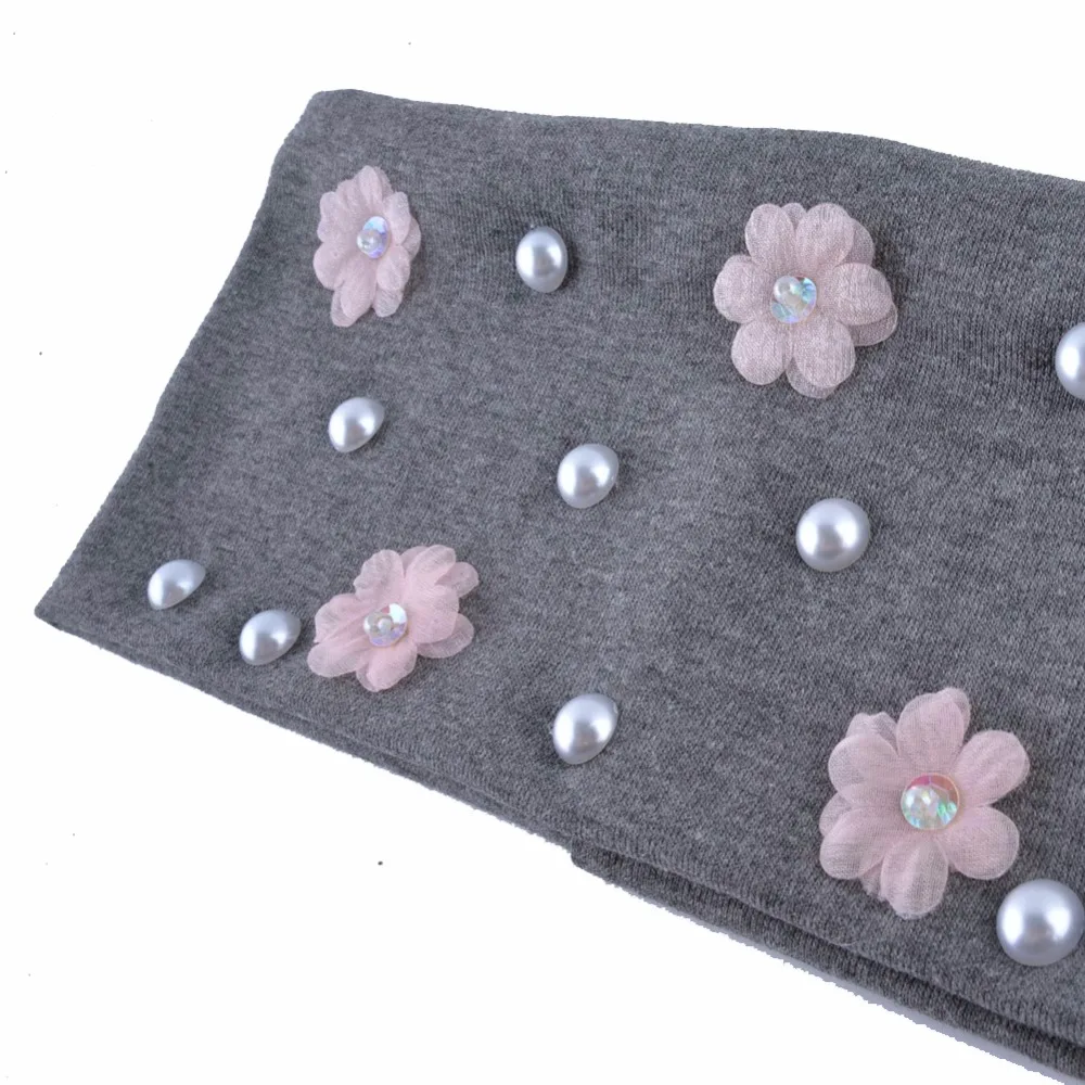 TQMSMY Европейский цветок Плюс Жемчуг Хлопковая женская повязка для волос