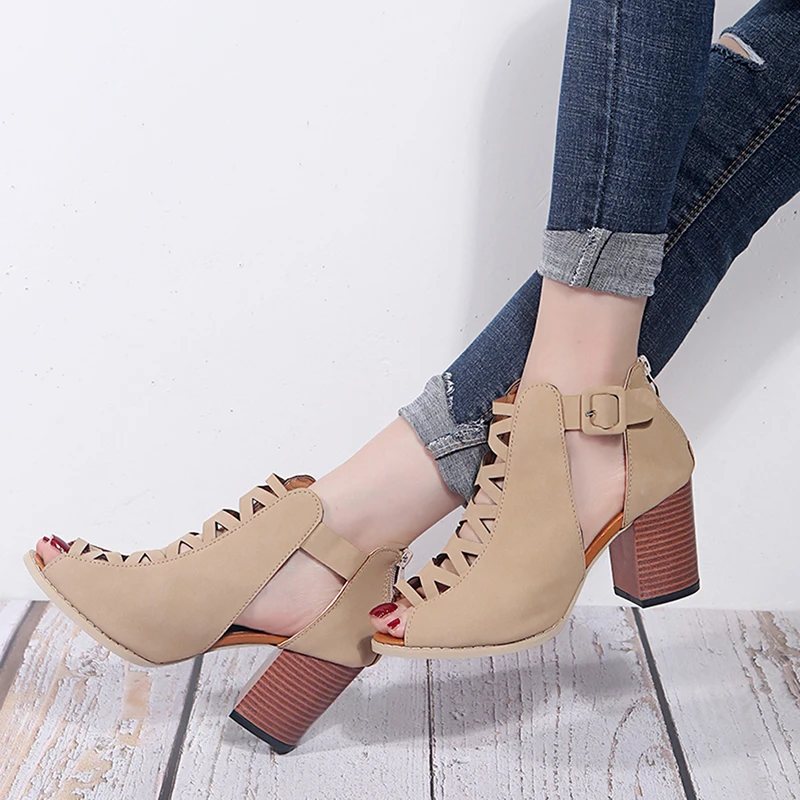 Женские сандалии на высоком каблуке роскошные дизайнерские с открытым носком 2020