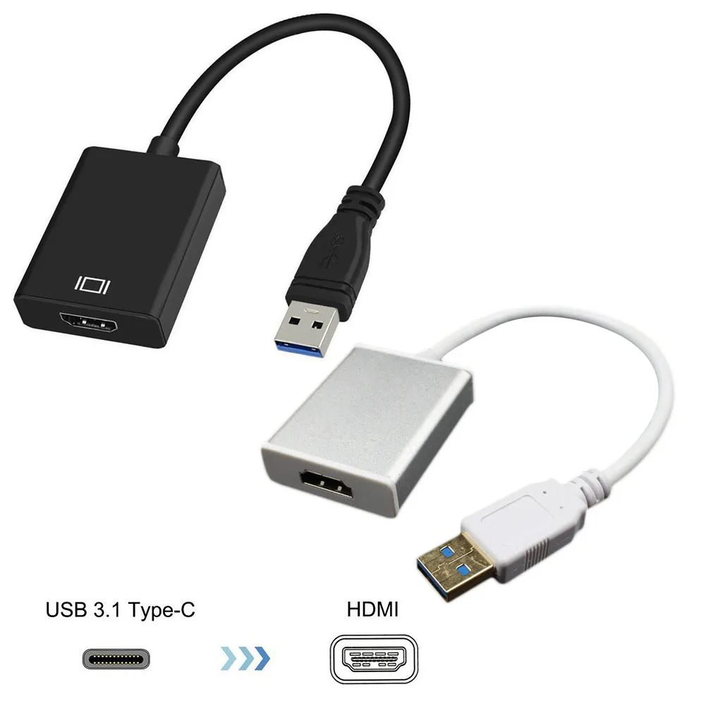 USB 3 0 к HDMI HD 1080P HDTV Аудио Видео адаптер конвертер кабель для Windows 7/8/10 PC @ JH |