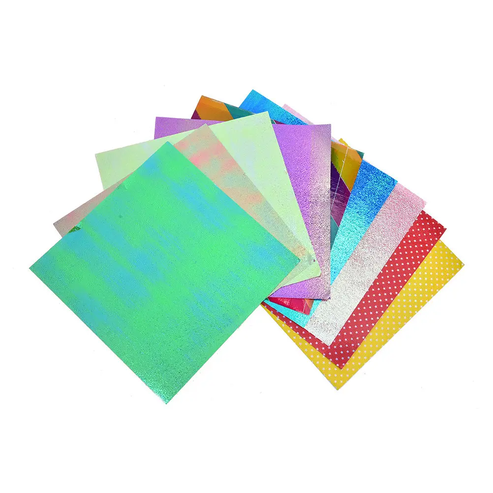 10 шт./лот Разноцветные бумажные поделки бумага Оригами сделай сам ручная работа