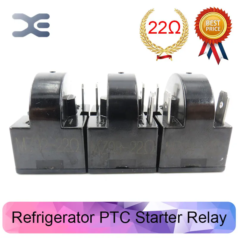3 шт. стартовые части 2PIN 3PIN 4PIN 22OHM аксессуары для холодильника PTC дисплей стартер