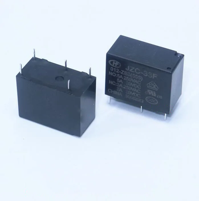 Мощность Реле 5A 250VAC HF33F 012 ZS3 5pin оригинальный и новый|relay 5a|power relayrelay 250vac |