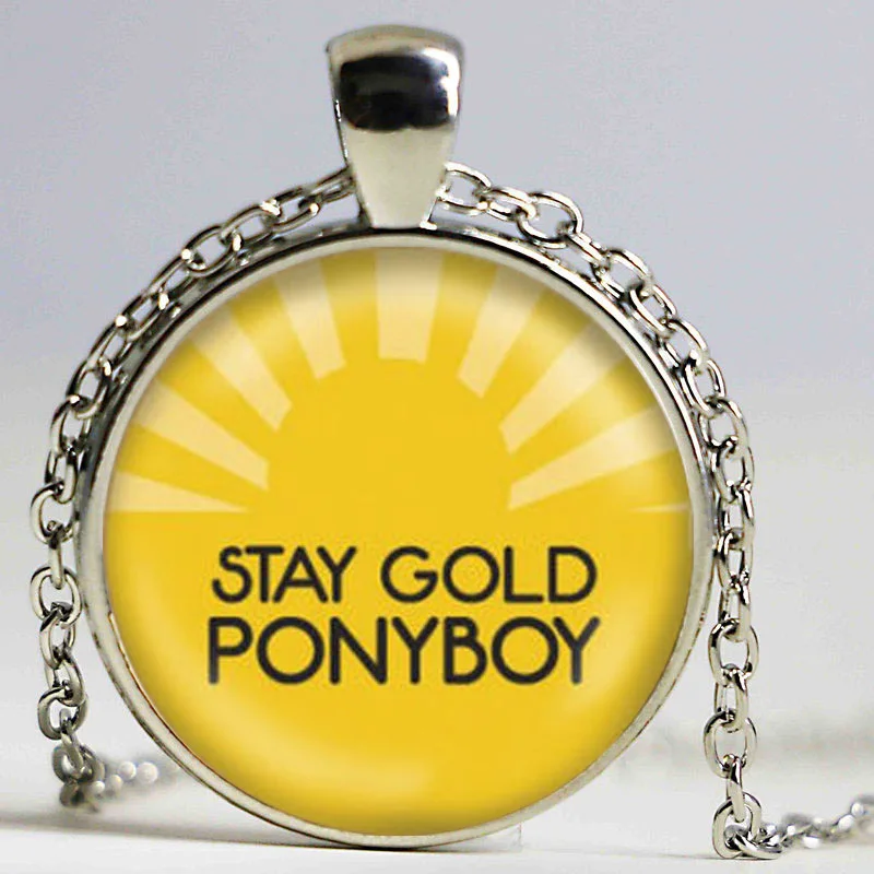 Ожерелье с подвеской жди Gold Ponyboy | Украшения и аксессуары