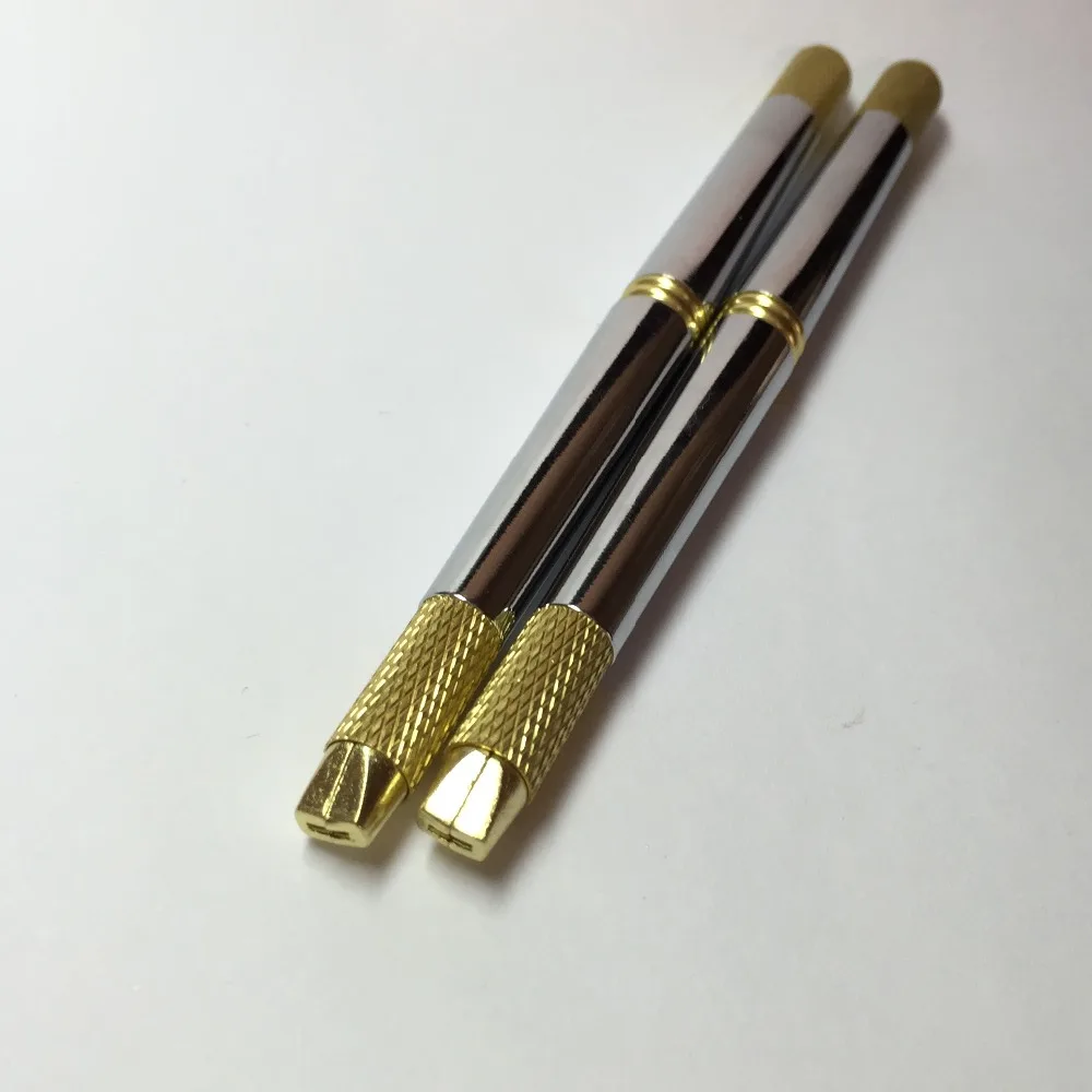 Ручка для перманентного макияжа с двумя головками 1 шт. | Красота и здоровье