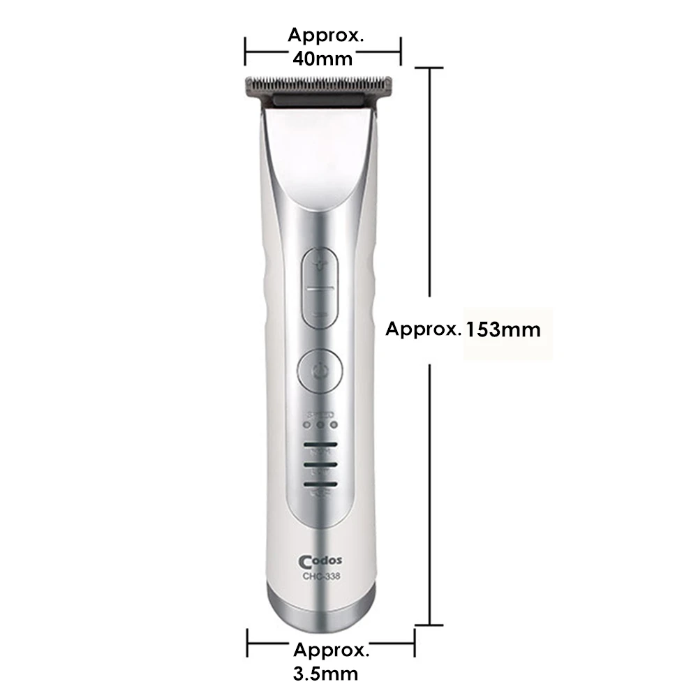 Codos 338 мини- профессиональная перезаряжаемая машинка для стрижки волос мужчин