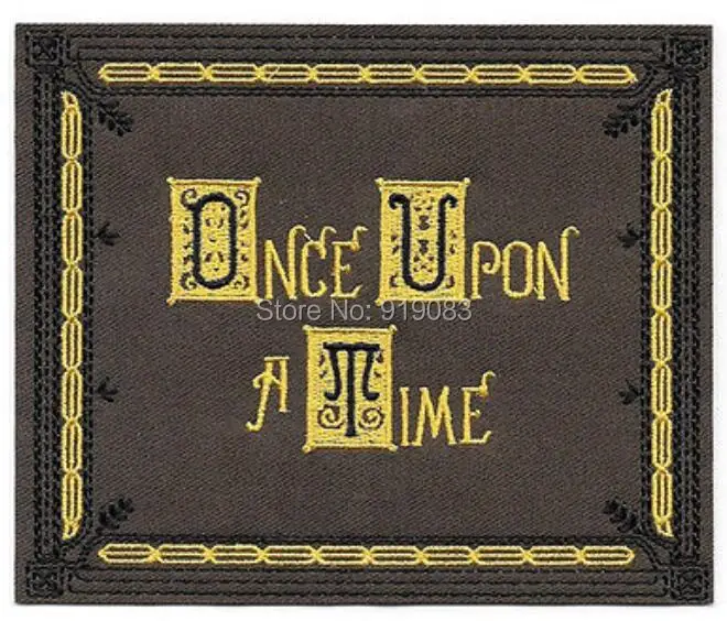 Значок с вышивкой Once Upon A Time для костюма на Хэллоуин 5 25 дюйма|iron on|iron on badgesiron embroidered