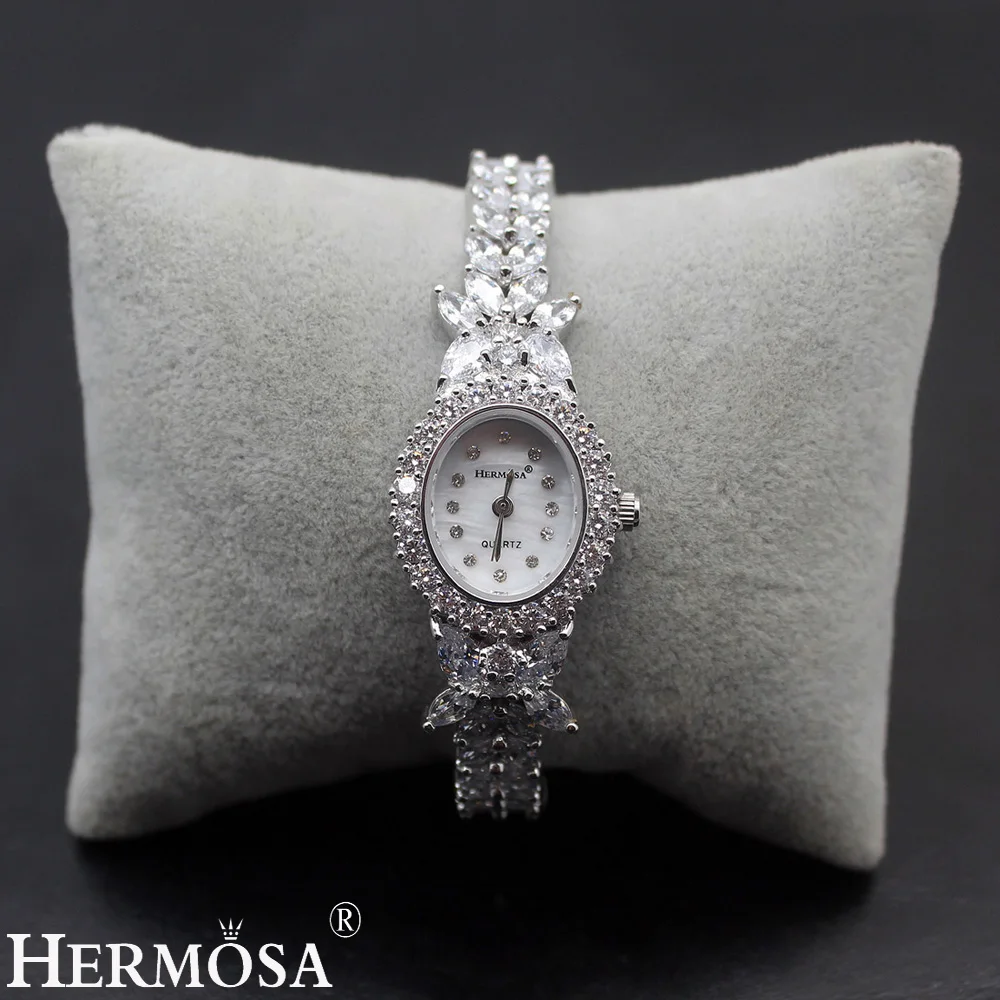 Подарок на день Святого Валентина Женские кварцевые наручные часы Whitetopaz женские