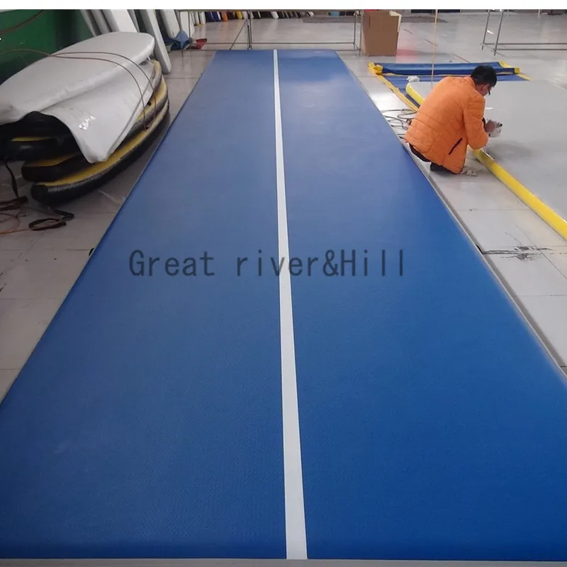 cheap inflatable air gym mat cheerleading track 30ft outdoor sports equipment with free pump 9m x 2m 0.2m | Спорт и развлечения