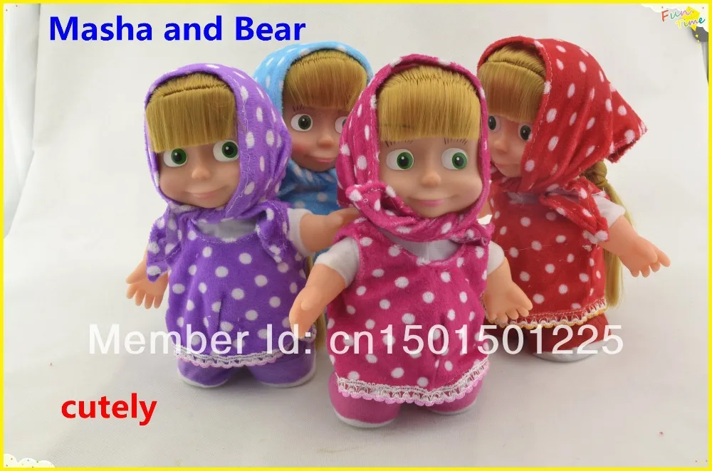 New toy Russia Masha girls doll repeat and walk bear cartoon action figure Birthday Gifts for kids | Игрушки и хобби
