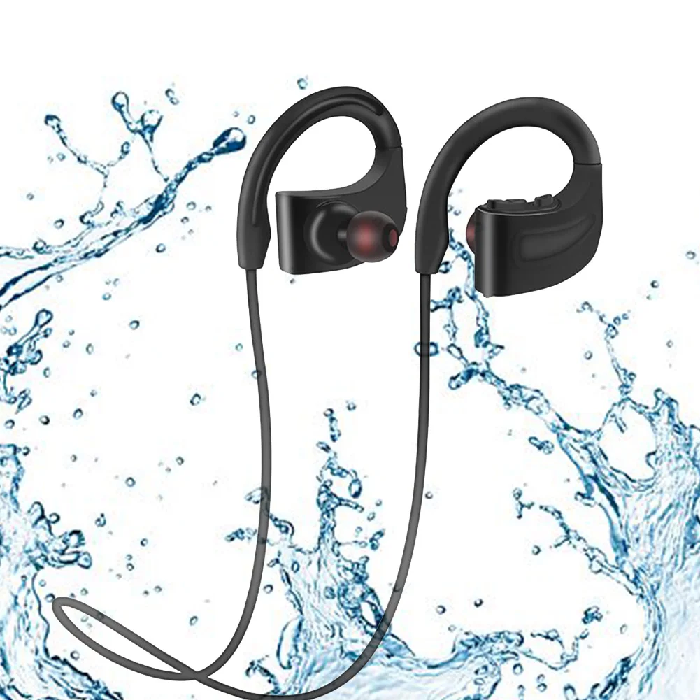 IPX7 водонепроницаемые Bluetooth наушники с шумоподавлением Беспроводные гарнитуры для плавания и дайвинга X30 спортивные стерео музыкальные наушники с микрофоном