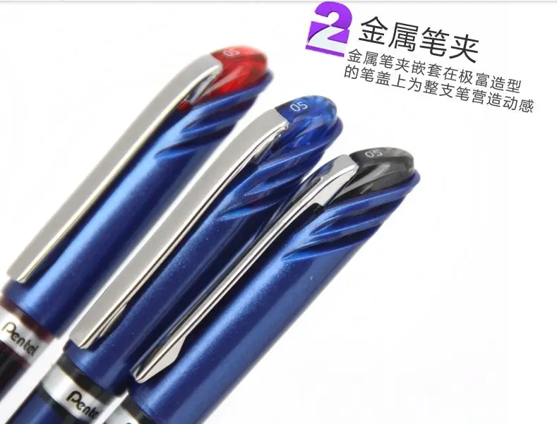 Гелевая ручка Pentel EnerGel BLN25 евро 0 5 мм Быстросохнущие чернила Япония|gel ink pen|ink gel penpen