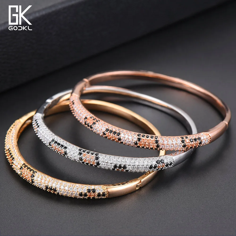 GODKI Роскошные AAA кубического циркония браслеты винтажные индийские богемные