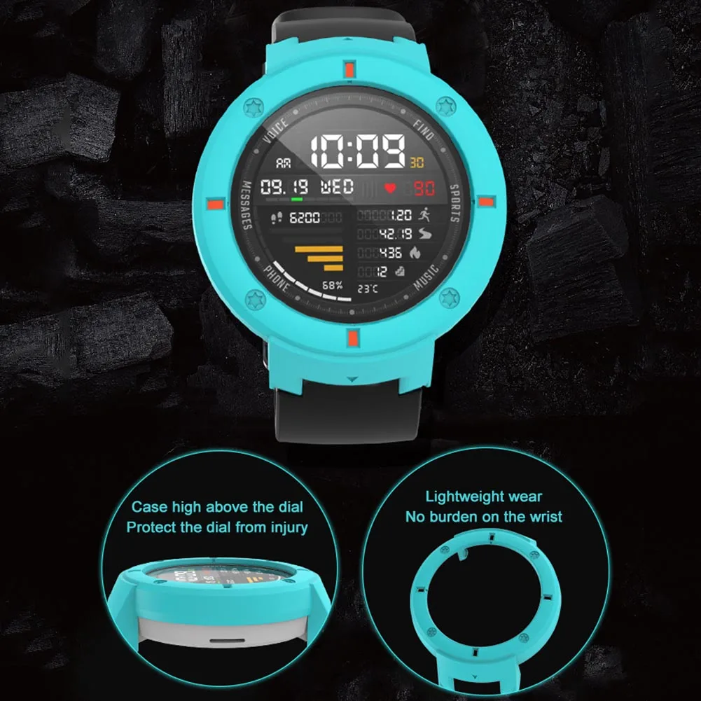 

Armor Protective Case Cover PC Protector Frame for Amazfit Verge 3 Watch GDeals