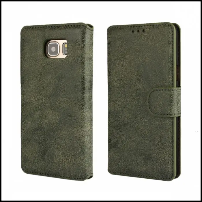 Для Samsung Galaxy Note 5 Матовый Кожаный Бумажник Stand Case Cover Мобильный Телефон Сумка |