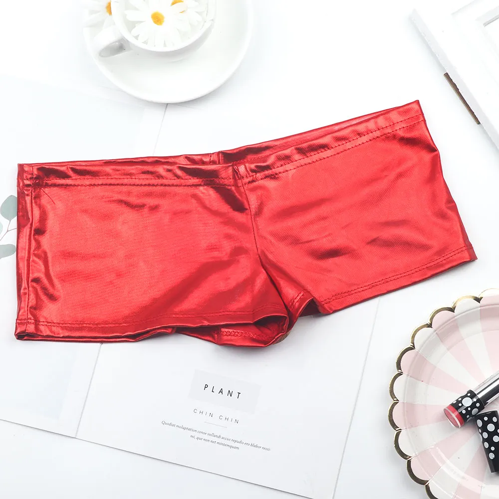 Женские трусы боксеры из ПВХ с низкой посадкой|Женские трусики| |