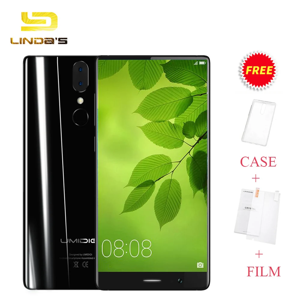 Оригинальный umidigi Кристалл разблокирована 5.5 'Ɗ г LTE Смартфон Android 7.0 Cellphone13MP