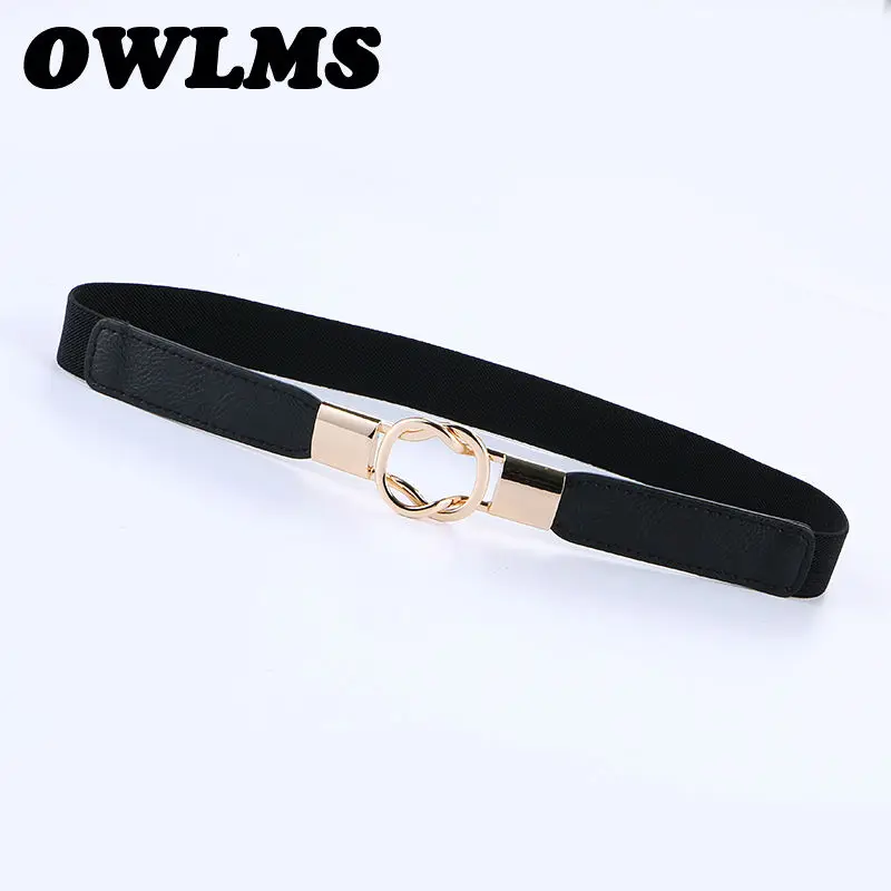 Новейшие эластичные Cummerbunds тонкие кожаные модные подарки для женщин украшение