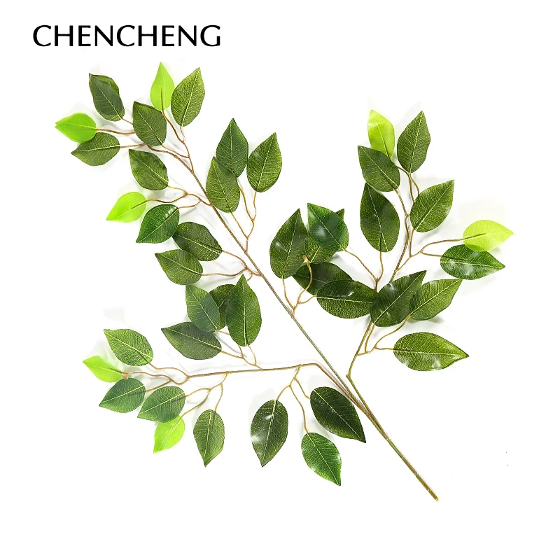CHENCHENG 12 Pieces / Lot Artificial Plant Maple Leaf Fake Leaves Plastic Tree Branches Simulation Silk Home Fall Decoration |