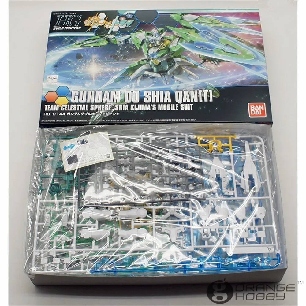 Мобильный костюм OHS Bandai HG Build Fighters 049 1/144 Gundam OO Shia QAN T комплекты моделей|model kit|assembly