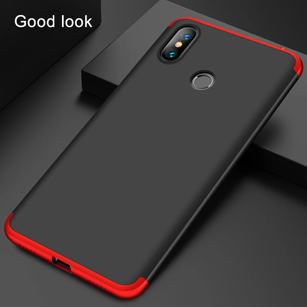 OLLIVAN 360 Phone Case For Xiaomi POCOPHONE F1 Redmi 5 Plus 6 Pro 6A Hard PC bumper Coque Xiomi Protection Shell |