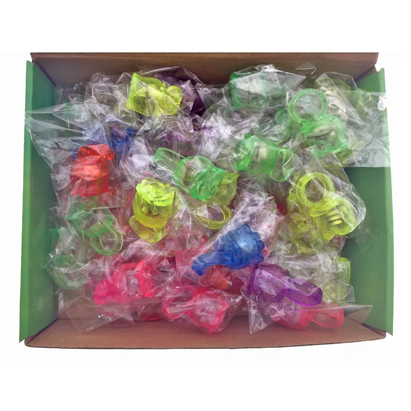 2018 Led одежда Продажа 100 шт цветок розы мигающие кольца светящееся кольцо на палец