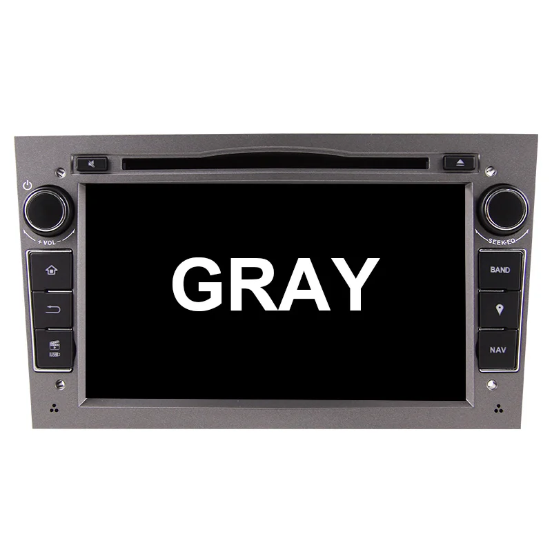 Eunavi четырехъядерный Android 9,0 2 din автомобильный DVD стерео для Vauxhall Opel Astra H G Vectra Antara Zafira Corsa gps Navi Радио 2G - Цвет: Gray android 9.0