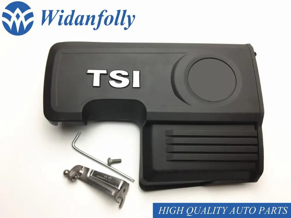 For V W Logo Widanfolly крышка двигателя капота с комплектом для 1,4 T EA211 Jetta Touran L Tiguan Golf 7 MK7 04E103925H 04E 103 925 H 04E103932D - Цвет: For V W Logo