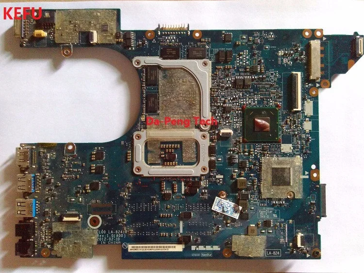 KEFU QCL00 LA 8241P CN 06D5DG 6D5DG для dell Inspiron 15R 5520 материнская плата ноутбука HD7670M 1 ГБ Графика
