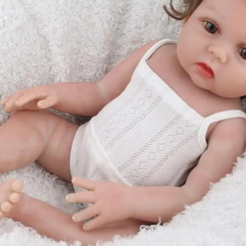 48 см Reborn Baby Doll игрушка виниловая Милая новорожденная кукла-Имитация для детей Реалистичная игрушка Playmate для младенцев сопутствующие игрушки для сна