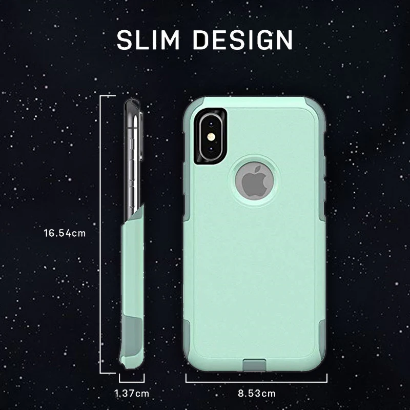 Для iphone X Case серия-паяный пластинчатый теплообменник разочарования,, розничная, упаковка 2-слойная защита противоударный чехол для Apple, iphone XS Защитная крышка с логотипом