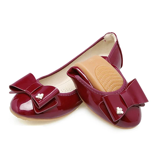 Золотые слипоны 12-44, женские балетки с металлическими вставками 11 Bee, размер серебряный, складные балетки на плоской подошве, японская обувь цвета металлик из лакированной кожи - Цвет: wine red patent