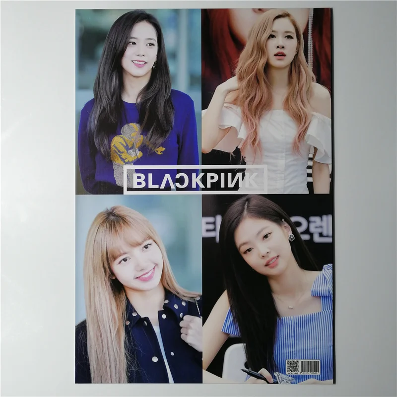 8*(42x29 см) черно-розовые плакаты настенные стикеры kpop Звездные Плакаты