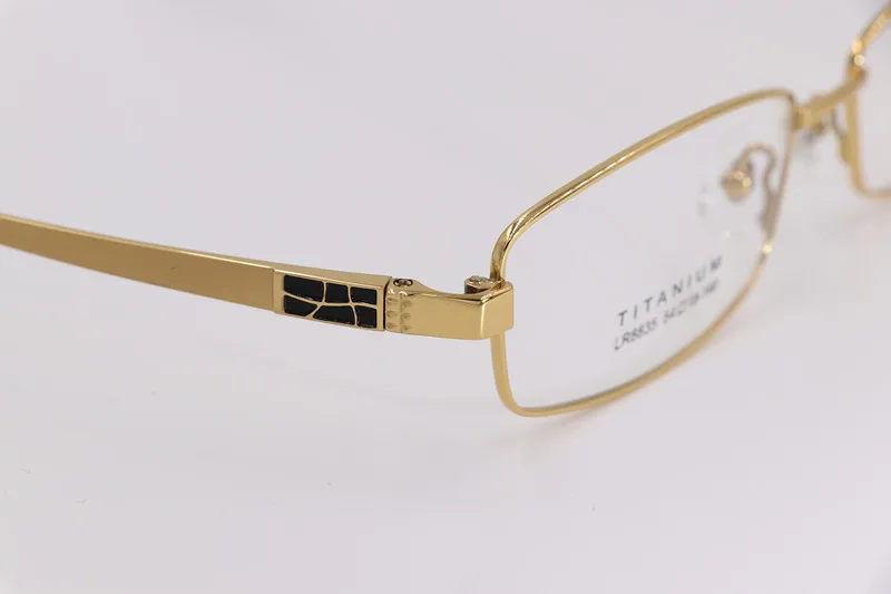 Оправа для очков Мужская из чистого титана брендовая оптическая оправа чтения
