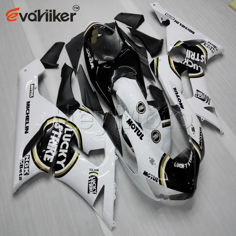 

Customised color ABS Plastic fairing for ZX-6R 2005 2006 white black ZX 6R 05 06 Body Kit motorcycle panels H2