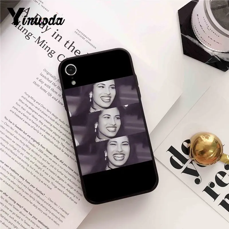 Yinuoda selena quintanilla ТПУ Мягкий силиконовый чехол для телефона чехол для iPhone 8 7 6 6S Plus X XS MAX 5 5S SE XR 10 чехол Fundas Capa
