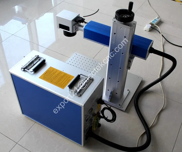 30 Вт сплит тип волоконно лазерная маркировочная машина металлическая
