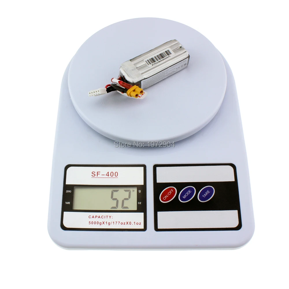 Литий-полимерный аккумулятор tattu 450mAh 75C 2S 7,4 V 3S 11,1 V 4S 14,8 V с разъемом XT30 Battey для RC FPV Racing Drone Quadcopter Toys