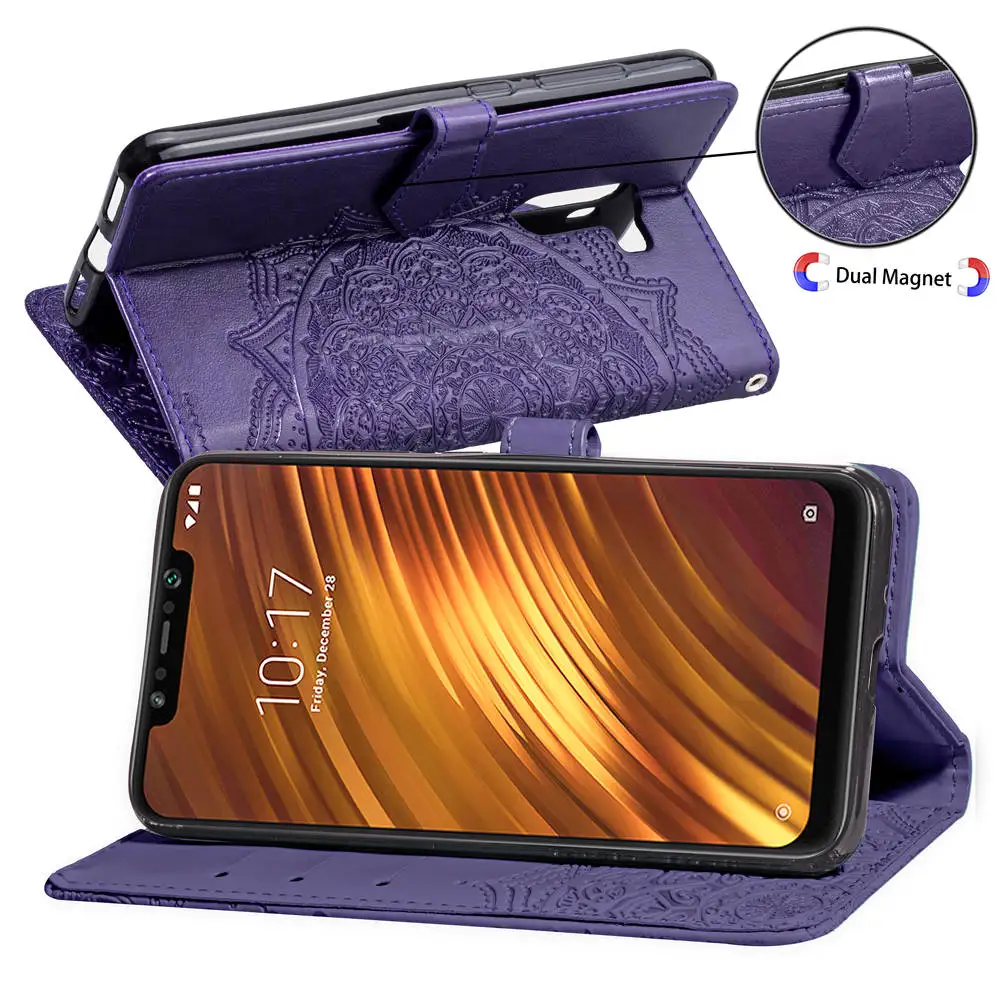 Чехол-книжка с рисунком мандалы для Xiao mi Red mi 6 6A Note 6 Pro 5 Plus Note 5A Prime для Xiaomi mi A2 Lite 8 MAX 3 Pocophone F1