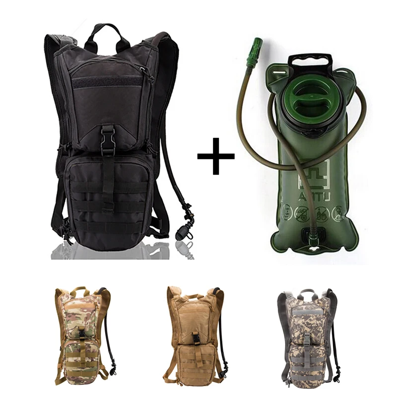 Для Мужчин Армия Военная Униформа сумке бутылка Тактический лагерь гидратации