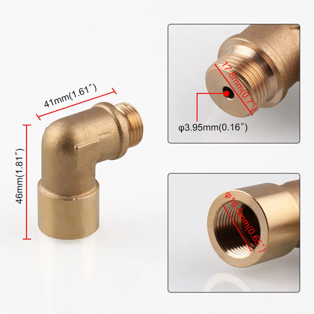 

02 Bung Extension M18X1.5 O2 Oxygen Sensor Angled Extender Spacer 90 Degree 5 x 4 x 3cm