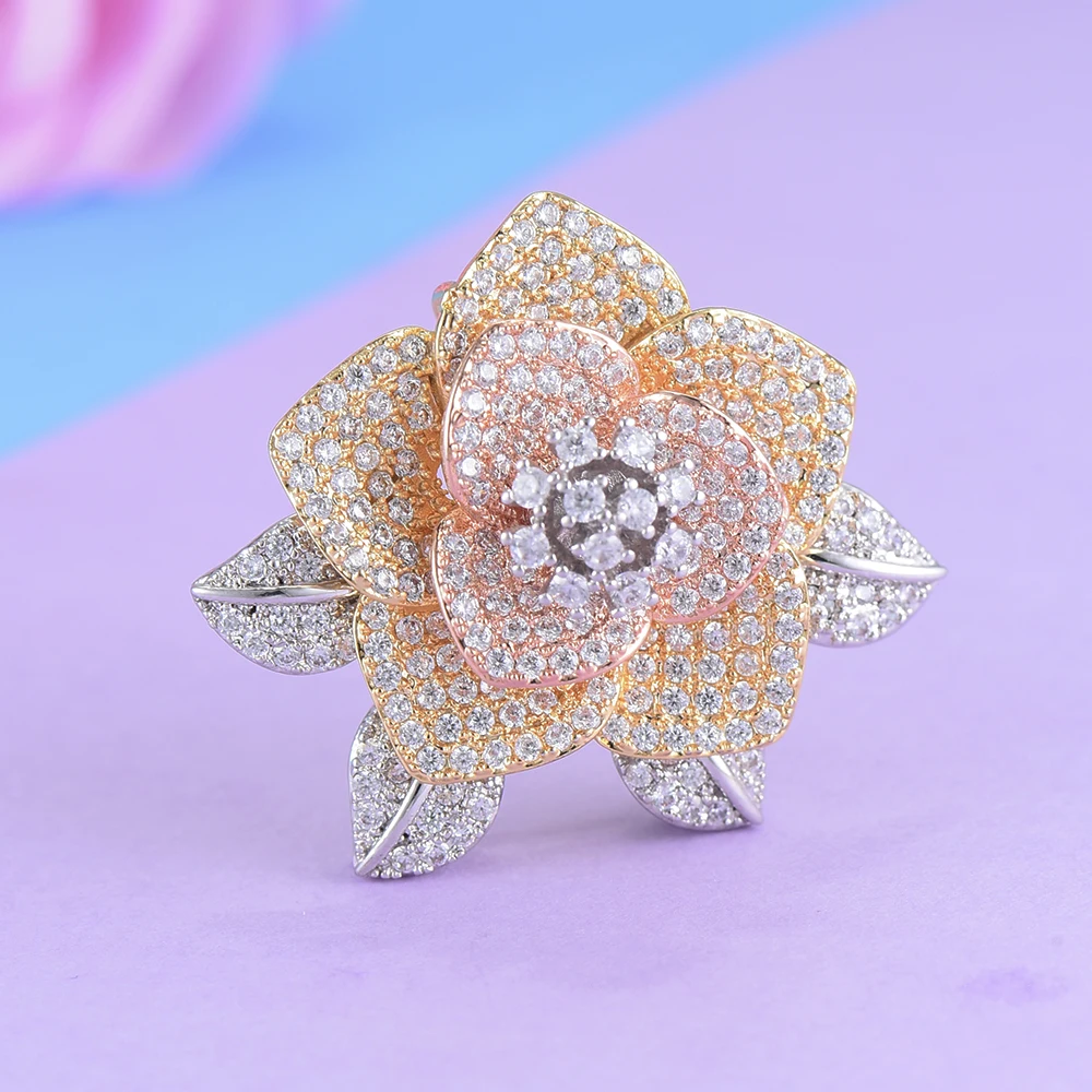 Missvikki Новое поступление цветок Модный с цветком броши для одежды аксессуары