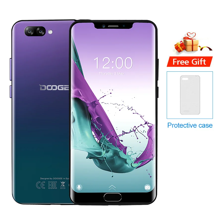 DOOGEE Y7 Plus смартфон на Android 8 1 процессор MTK6757 восемь ядер экран 6 18 дюйма ГБ + 64