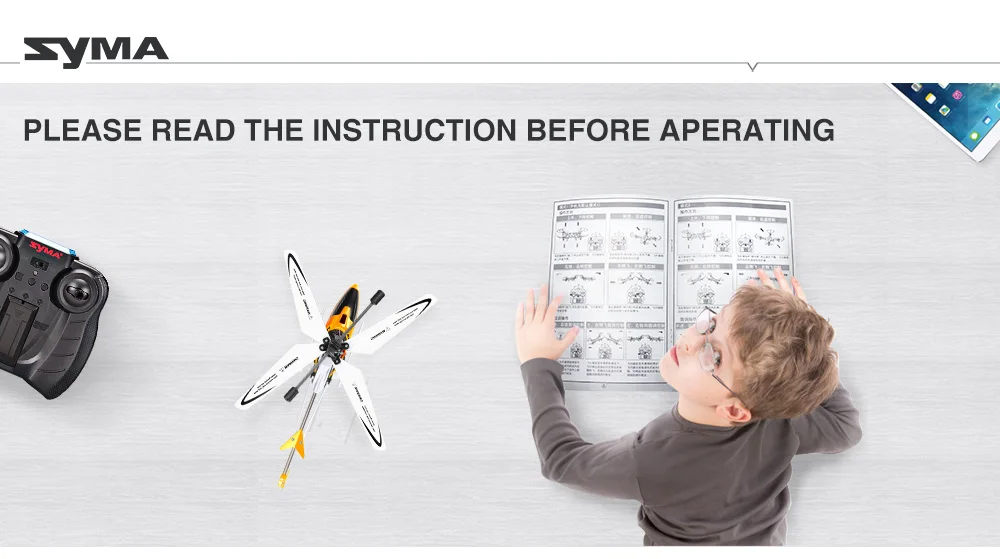 SYMA W25 2CH RC самолет дистанционного управления электрический вертолет крытый мини небьющиеся дети летающие игрушки модель красный