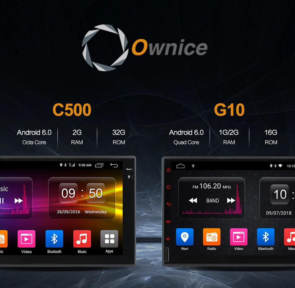 Ownice C500 G10 Octa 8 Core Android головное устройство Поддержка 4 аппарат не привязан к оператору сотовой связи сим сети автомобиля gps 2 din универсальный автомобильный Радио dvd мультимедиа плеер